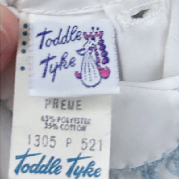 Vintage 1980s Toddle Tyke Onesie Size Preemie - Picture 2 of 3
